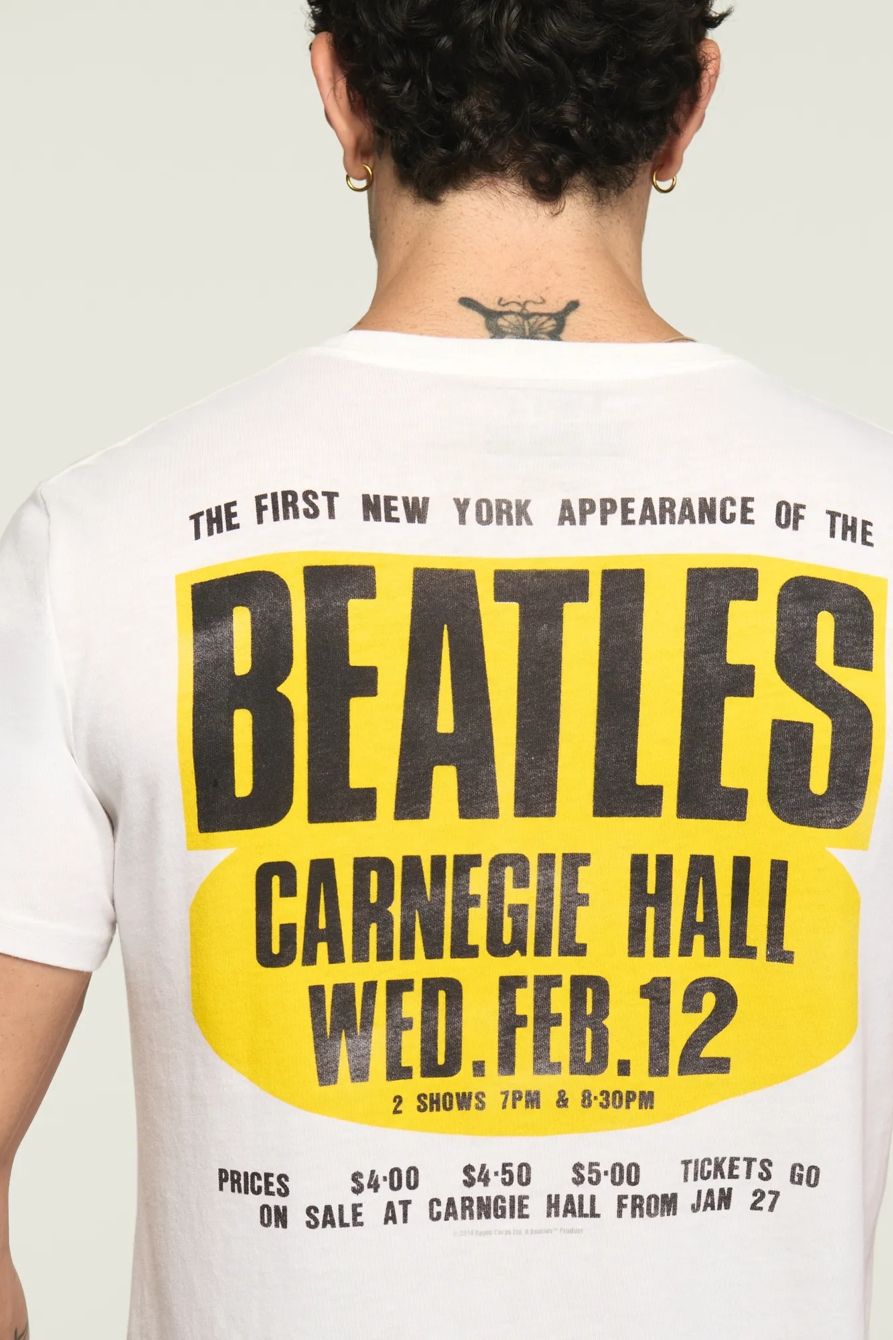THE BEATLES CARNEGIE TEE — BRIGHT WHITE — image 3
