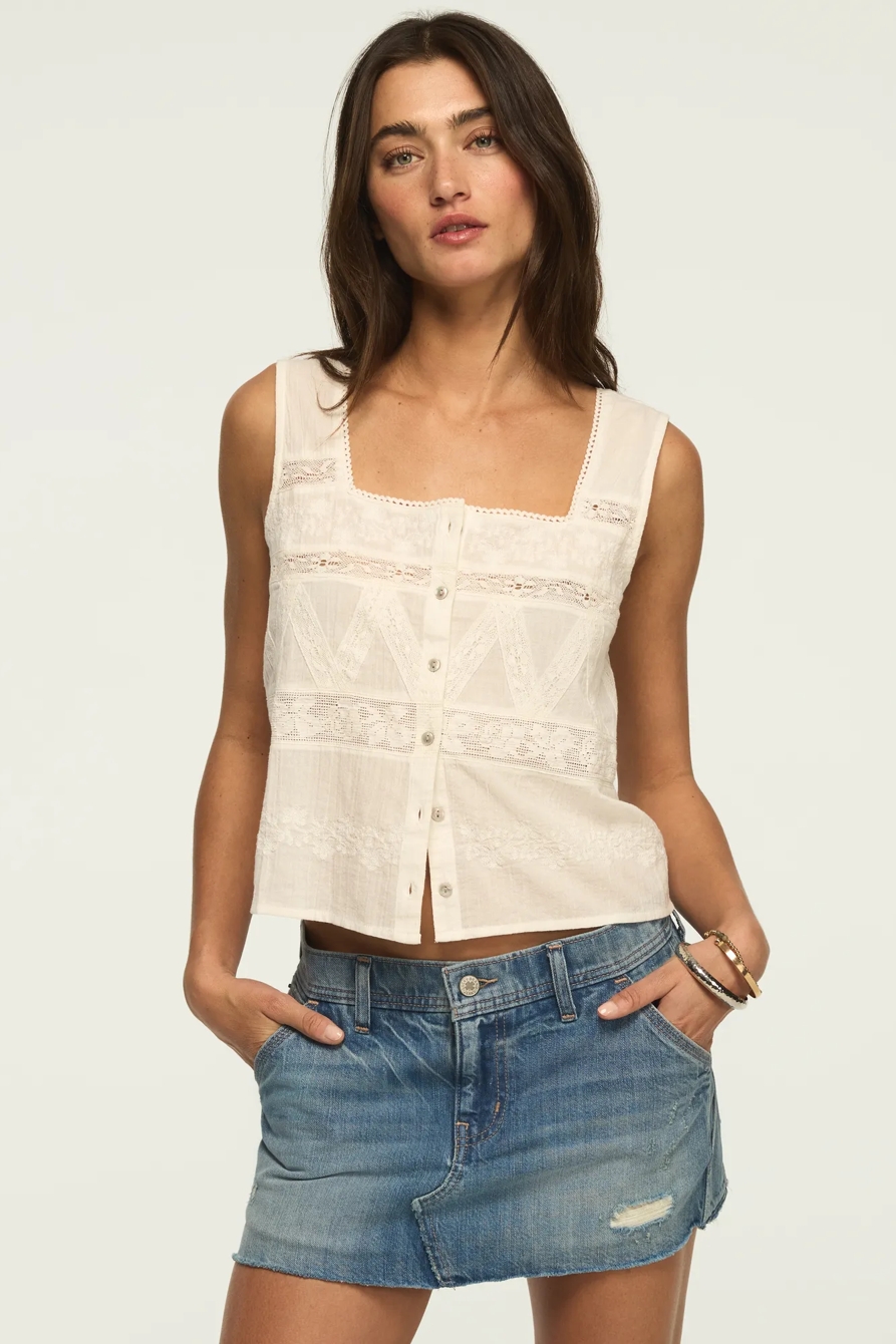NOVELTY MIX TANK — WHISPER WHITE — image 2
