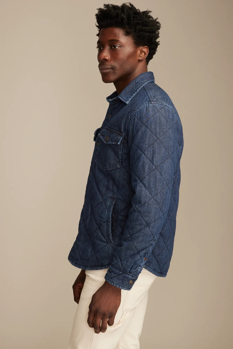 QUILTED DENIM JACKET — RENWICK — image 4