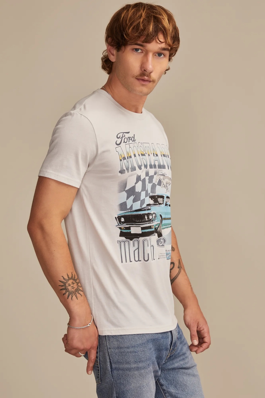 FORD MUSTANG MATCH TEE — DAWN BLUE — image 4