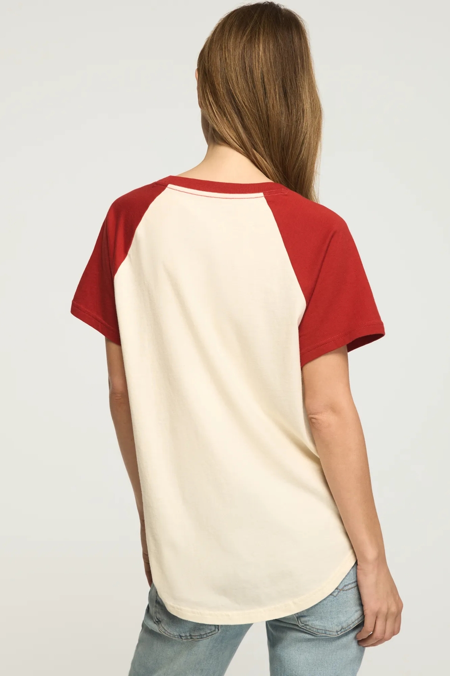 LUCKY DENIM SUPPLY RAGLAN TEE — CANOLI CREAM — image 3