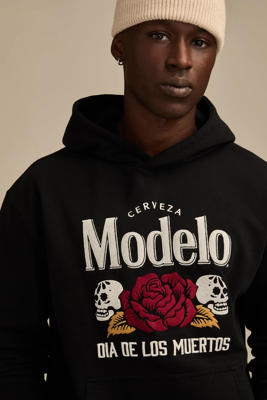 MODELO ROSE HOODIE — JET BLACK — image 2