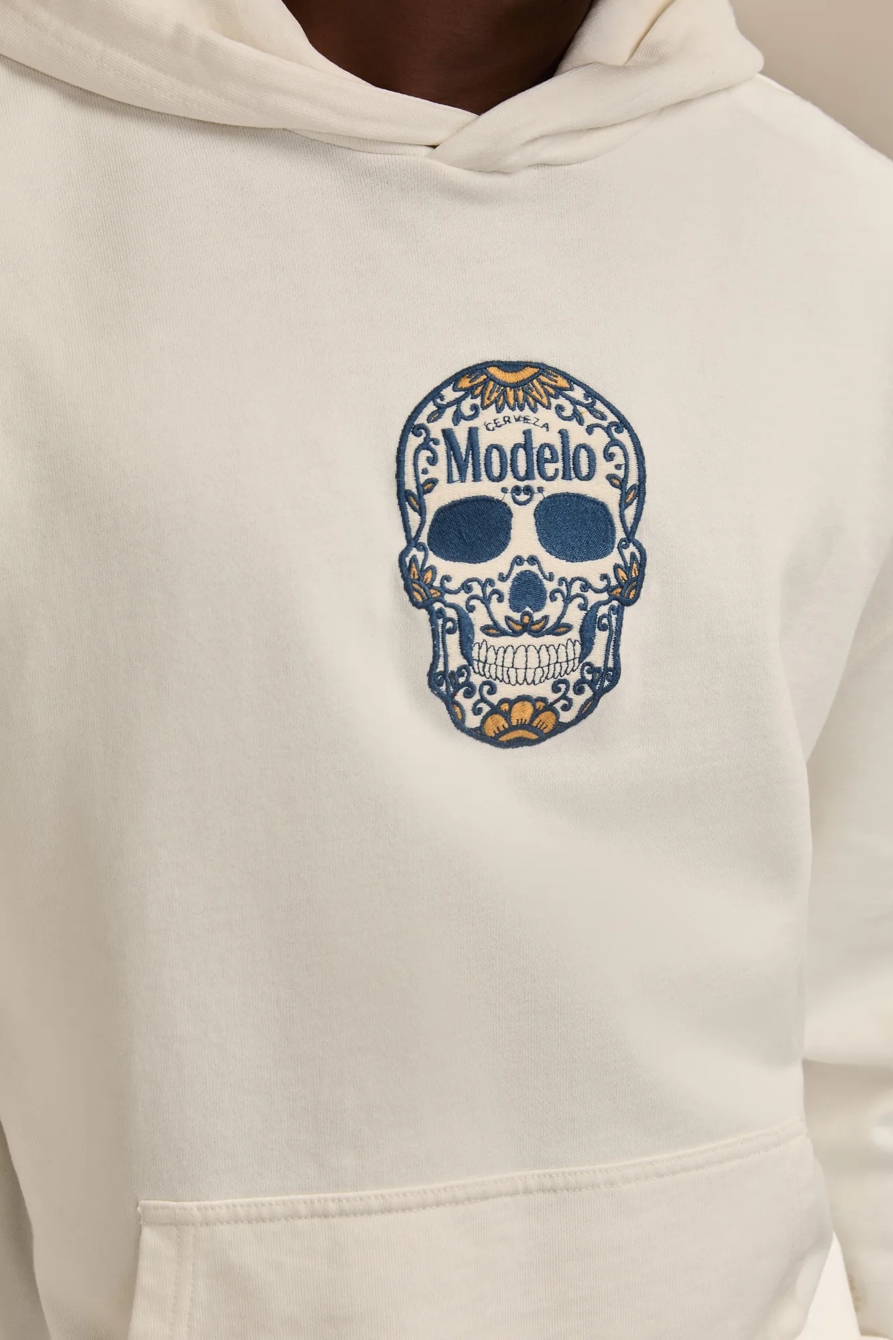 MODELO SMALL SKULL HOODIE — CLOUD DANCER — image 5