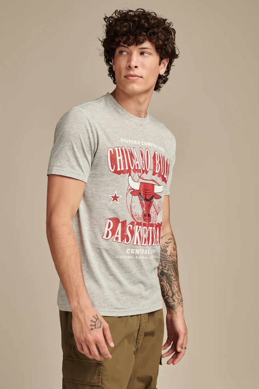 BULLS GRAPHIC TEE — 054 GRAY — image 3