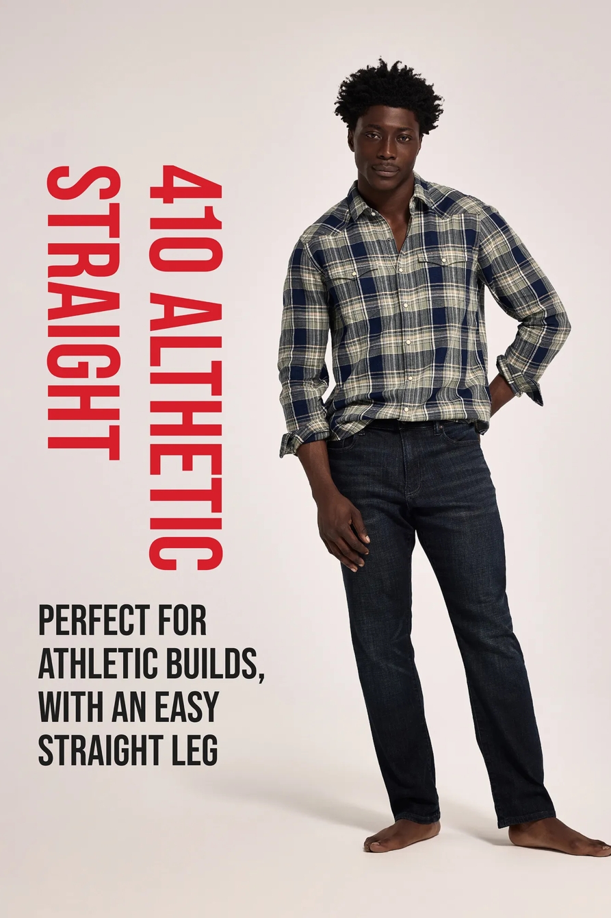 410 ATHLETIC STRAIGHT COOLMAX STRETCH JEAN — GENESIS — image 7