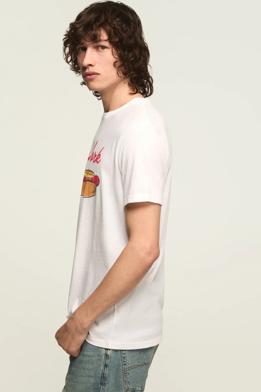 NEW YORK HOTDOG TEE — BRIGHT WHITE — image 3