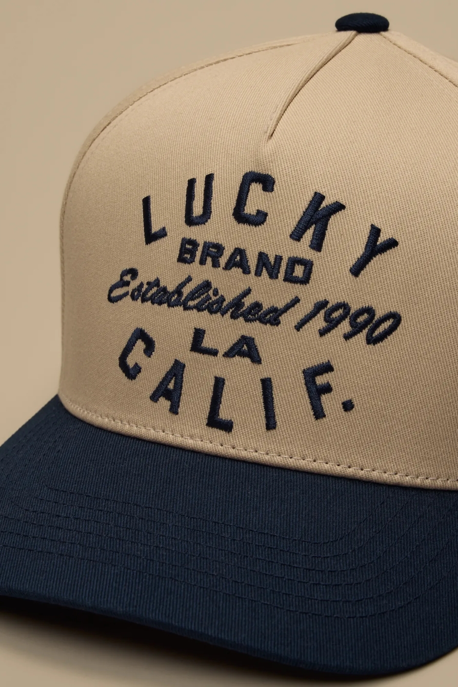 TWO TONED LUCKY LA BASEBALL — NAVY — image 2