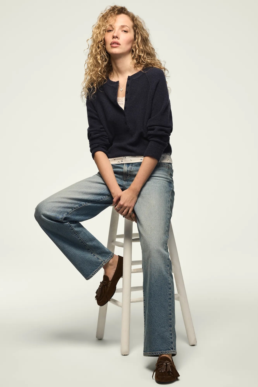 CLOUD SOFT HENLEY SWEATER — OVERTURE HTR — image 5