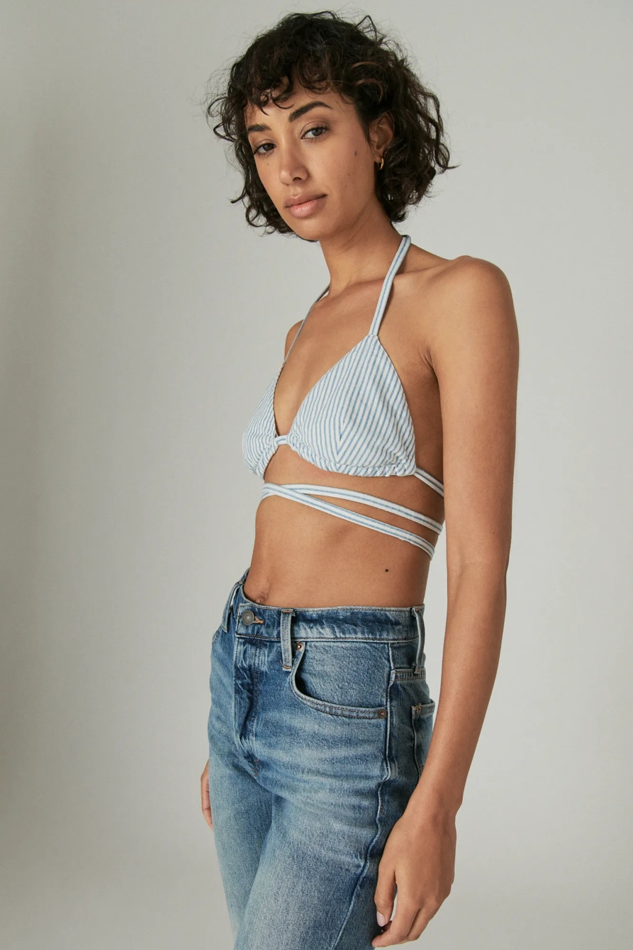 STRIPED BRA TOP — ON TRACK — image 3