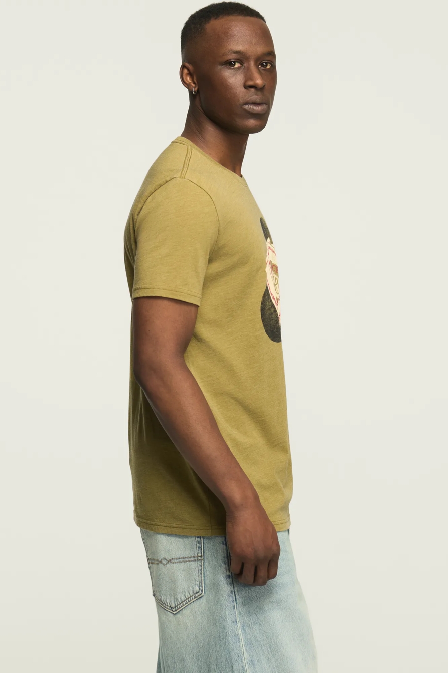 ACE OF CLUBS BEER TEE — GREEN MOSS — image 3