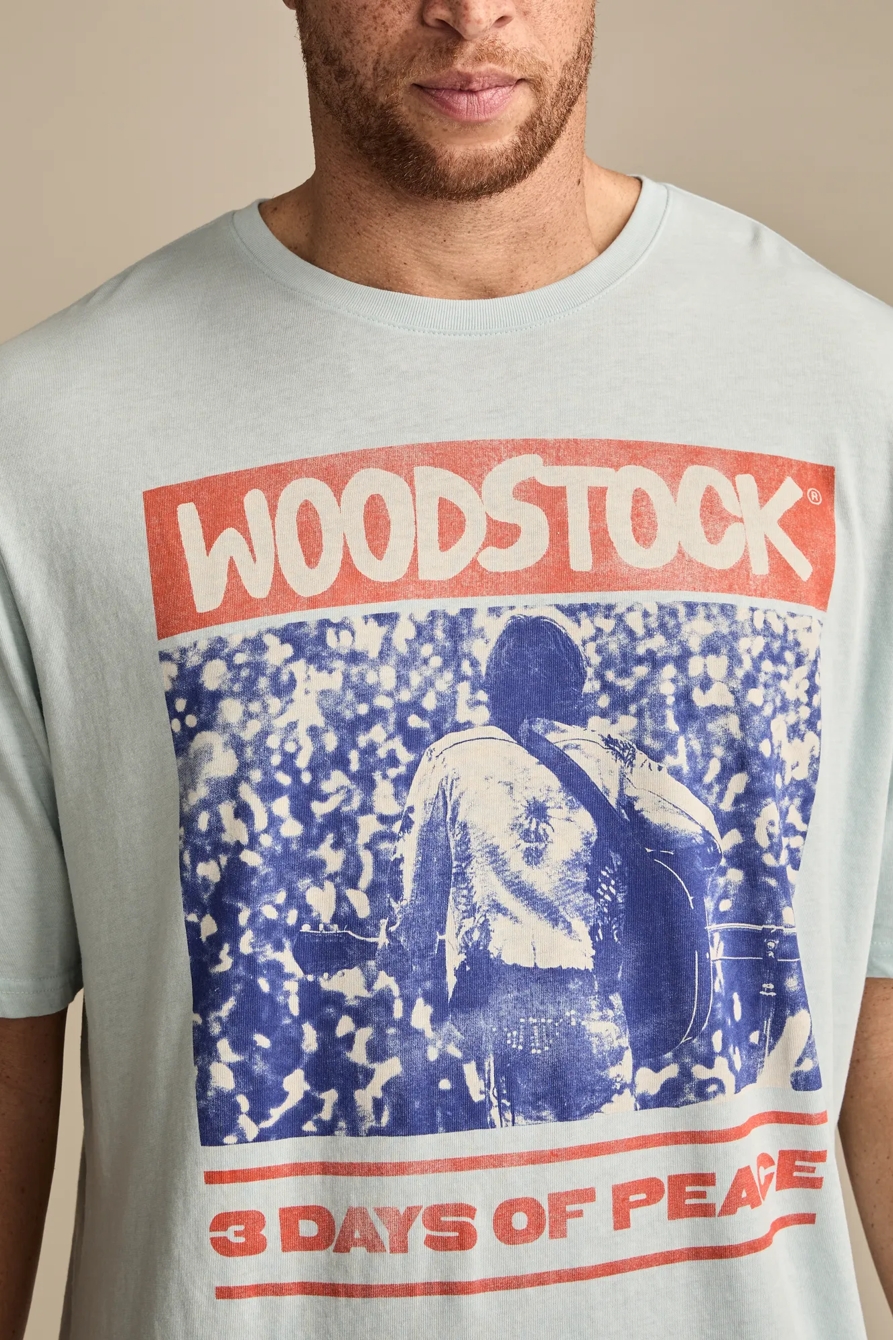 BIG & TALL WOODSTOCK POSTER TEE — CLOUD BLUE — image 4