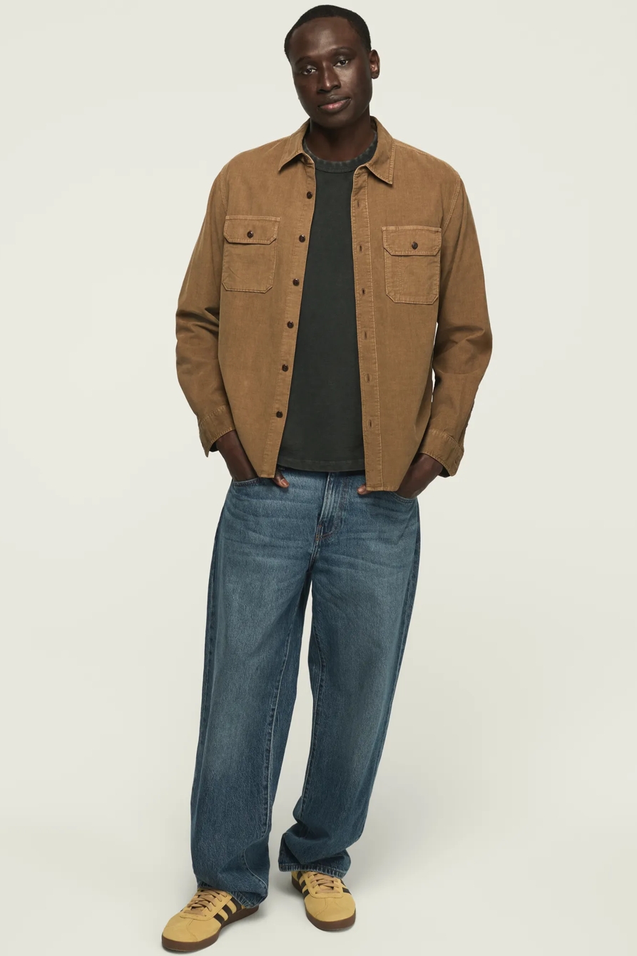 CORDUROY WORKSHIRT — KANGAROO — image 1
