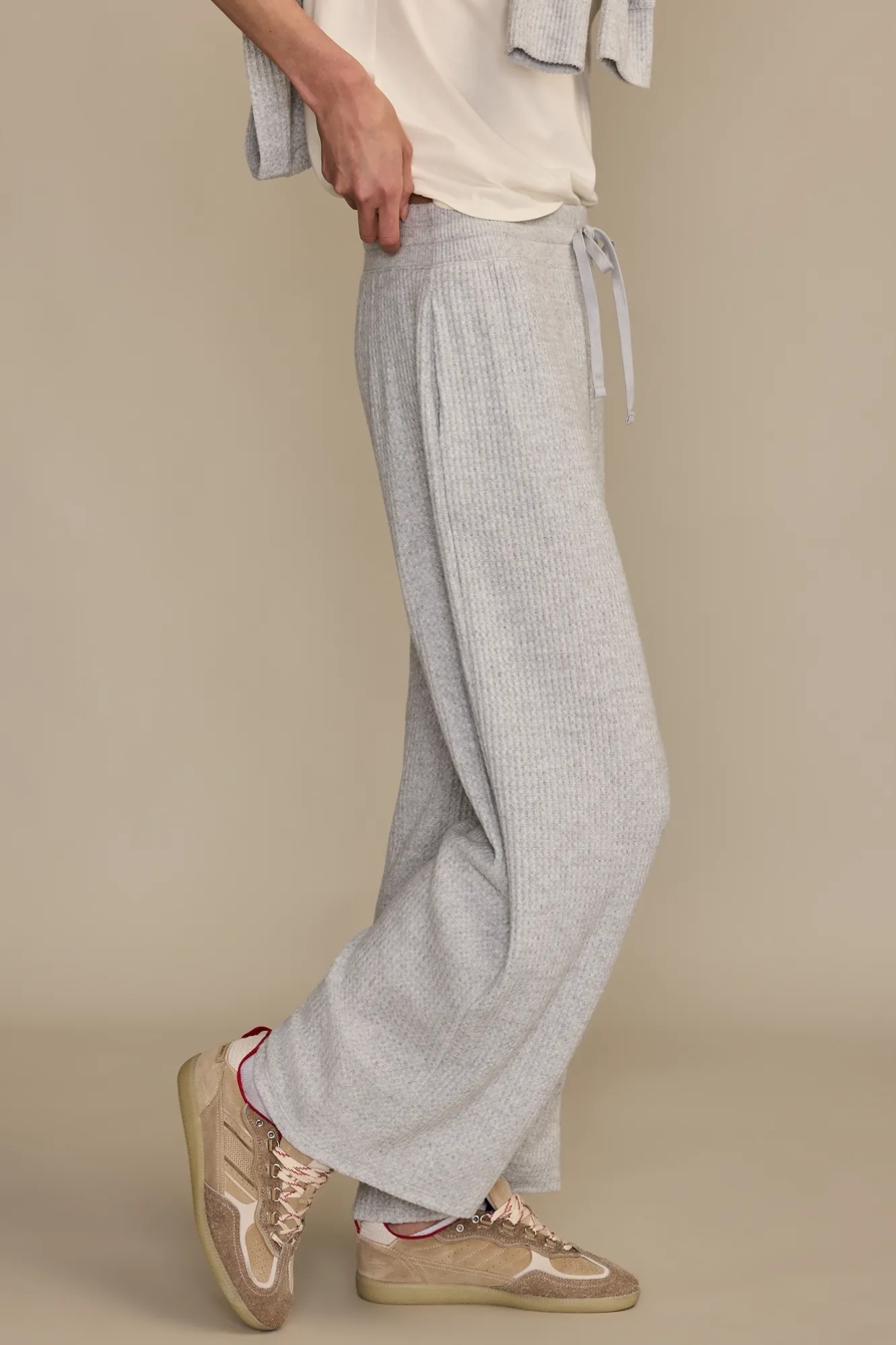 CLOUD WAFFLE PANT — LIGHT HEATHER GRAY — image 4