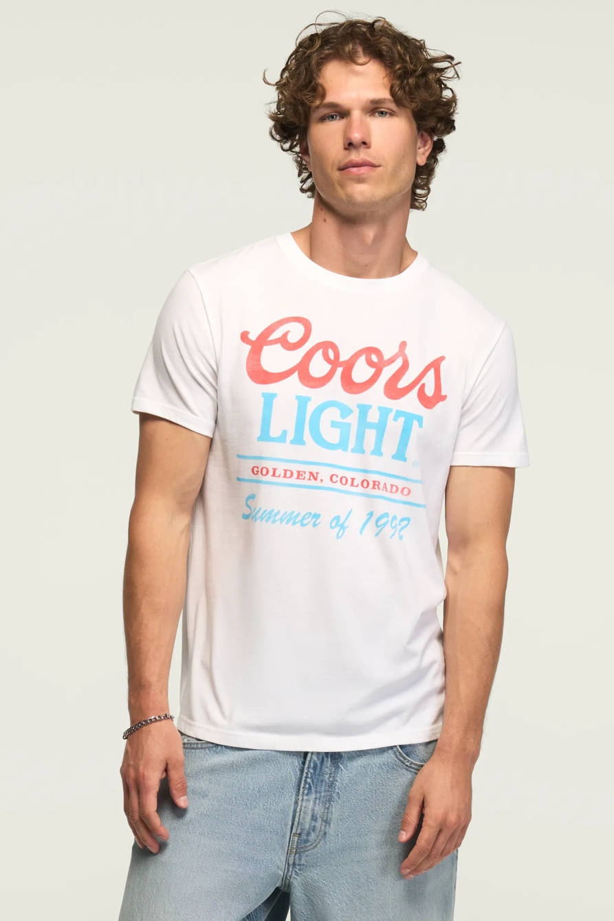 COORS LIGHT SUMMER TEE — BRIGHT WHITE — image 1