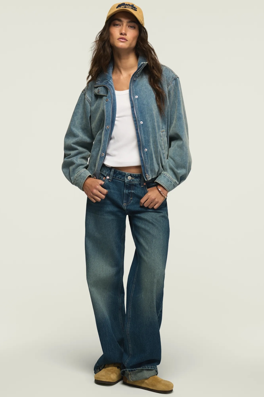 DENIM LUXE JACKET — VIXEN WASH — image 5