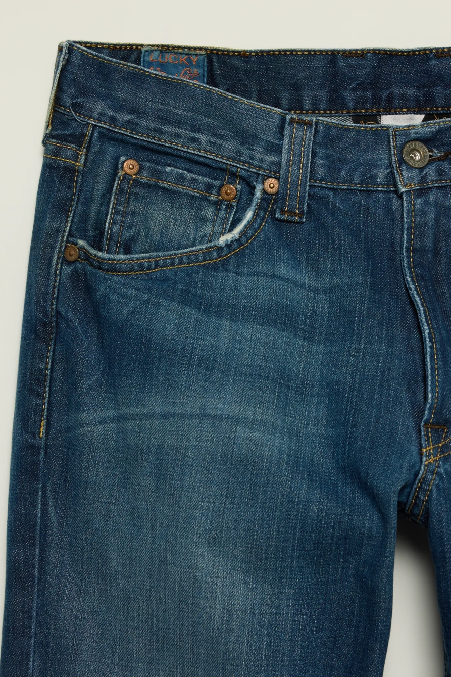 Lucky Brand Men's Vintage Iron Vintage Straight — DARK WASH — image 4
