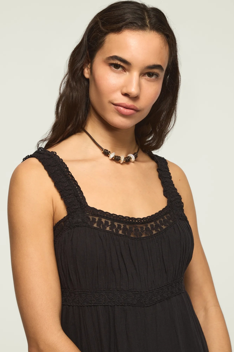 LACE JUMPSUIT — CAVIAR — image 2