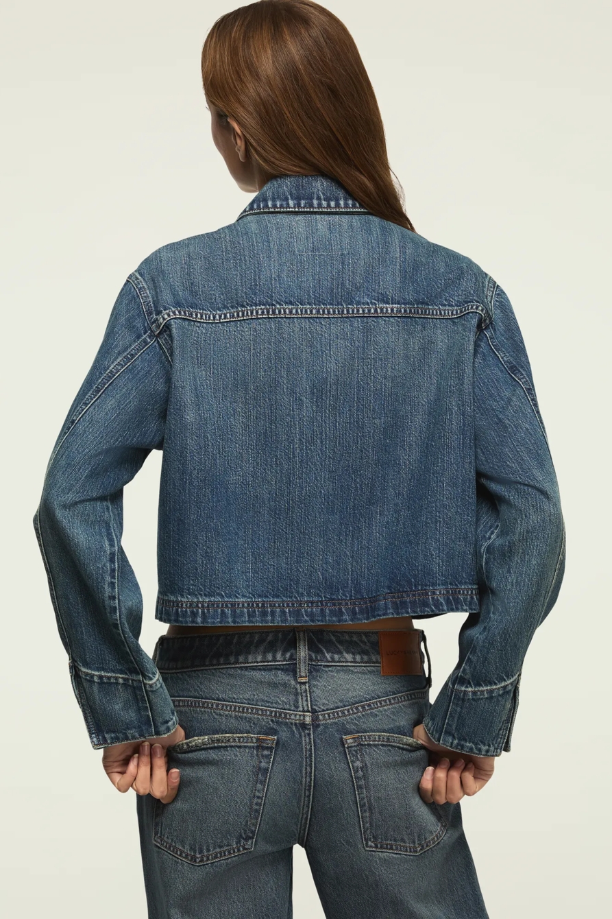 DENIM UTILITY JACKET — GLAMOROUS WASH — image 3