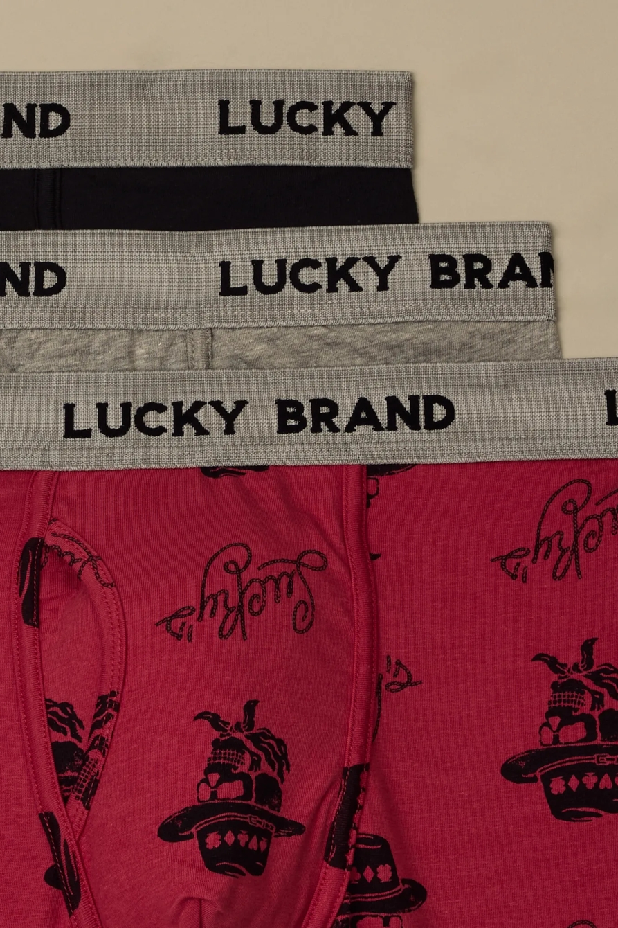 3 PACK STRETCH BOXER BRIEFS — MULTI — image 2