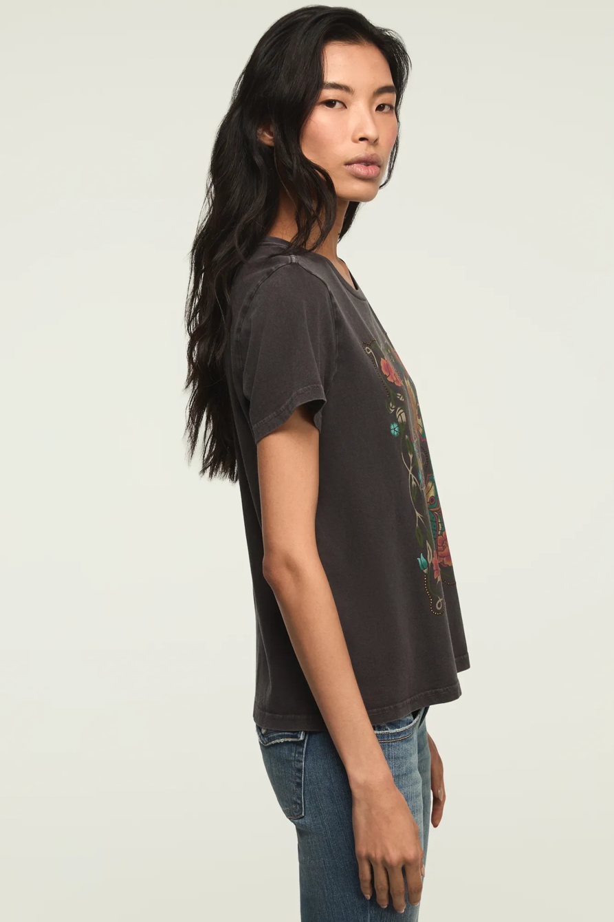 MIRROR BUTTERFLY CLASSIC CREW — JET BLACK — image 4