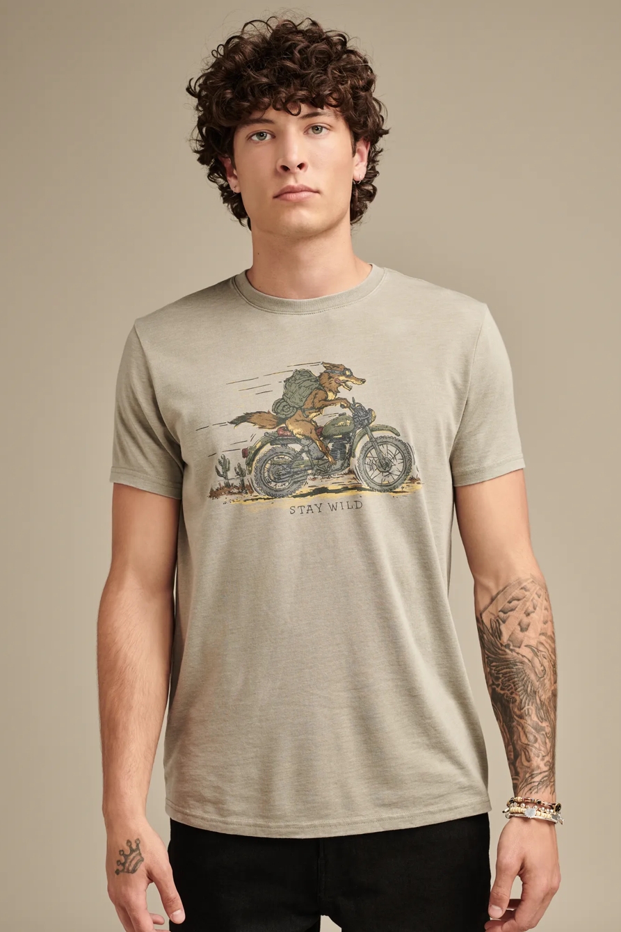 COYOTE BIKER TEE — SHADOW — image 1
