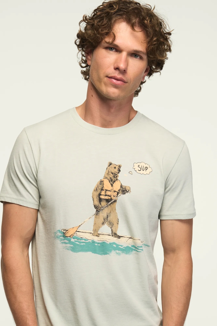 SUP BEAR TEE — PURITAN GRAY — image 2