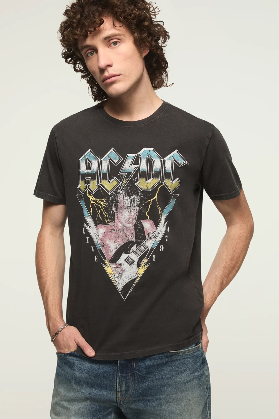 ACDC CANNON TEE — JET BLACK — image 1