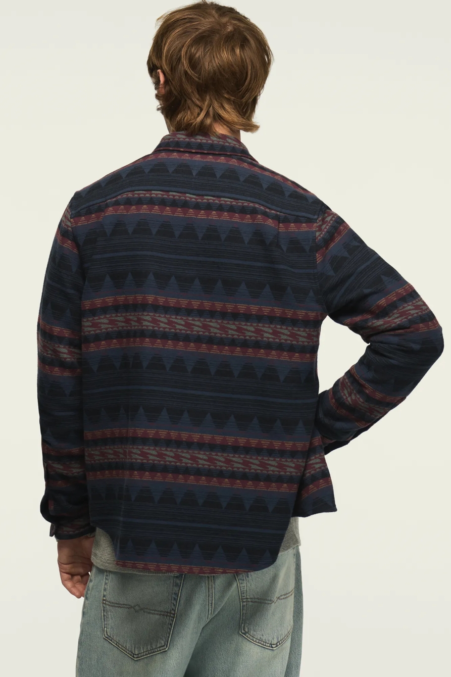 JACQUARD HUMBOLDT SHIRT — NAVY MULTI — image 4