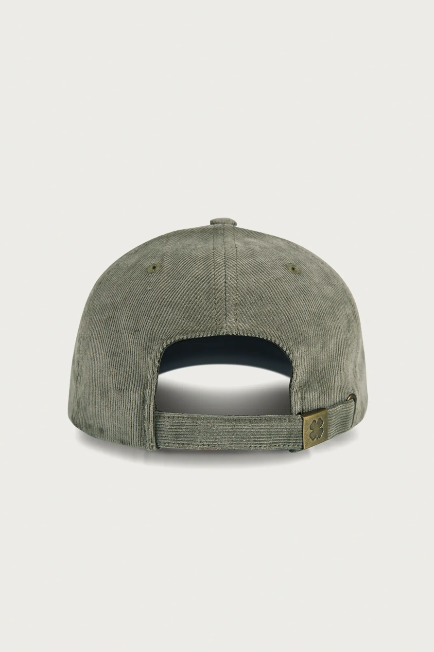 Lucky MFG Co. Embroidered Corduroy Hat — BRIGHT GREEN — image 2