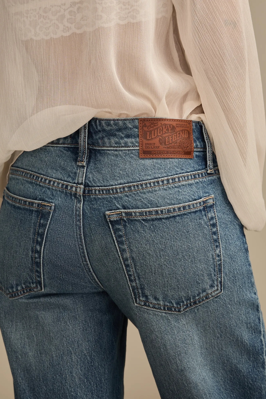 Lucky Legend Embellished Bow Baggy — BOW DOWN WASH — image 5