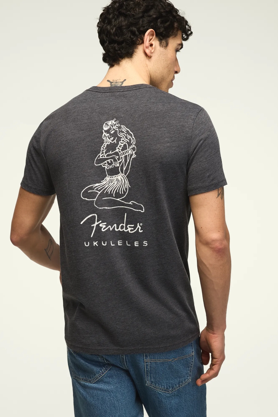 FENDER UKULELES TEE — JET BLACK — image 1