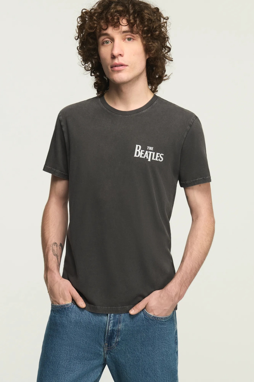 THE BEATLES PHOTO REEL TEE — JET BLACK — image 2