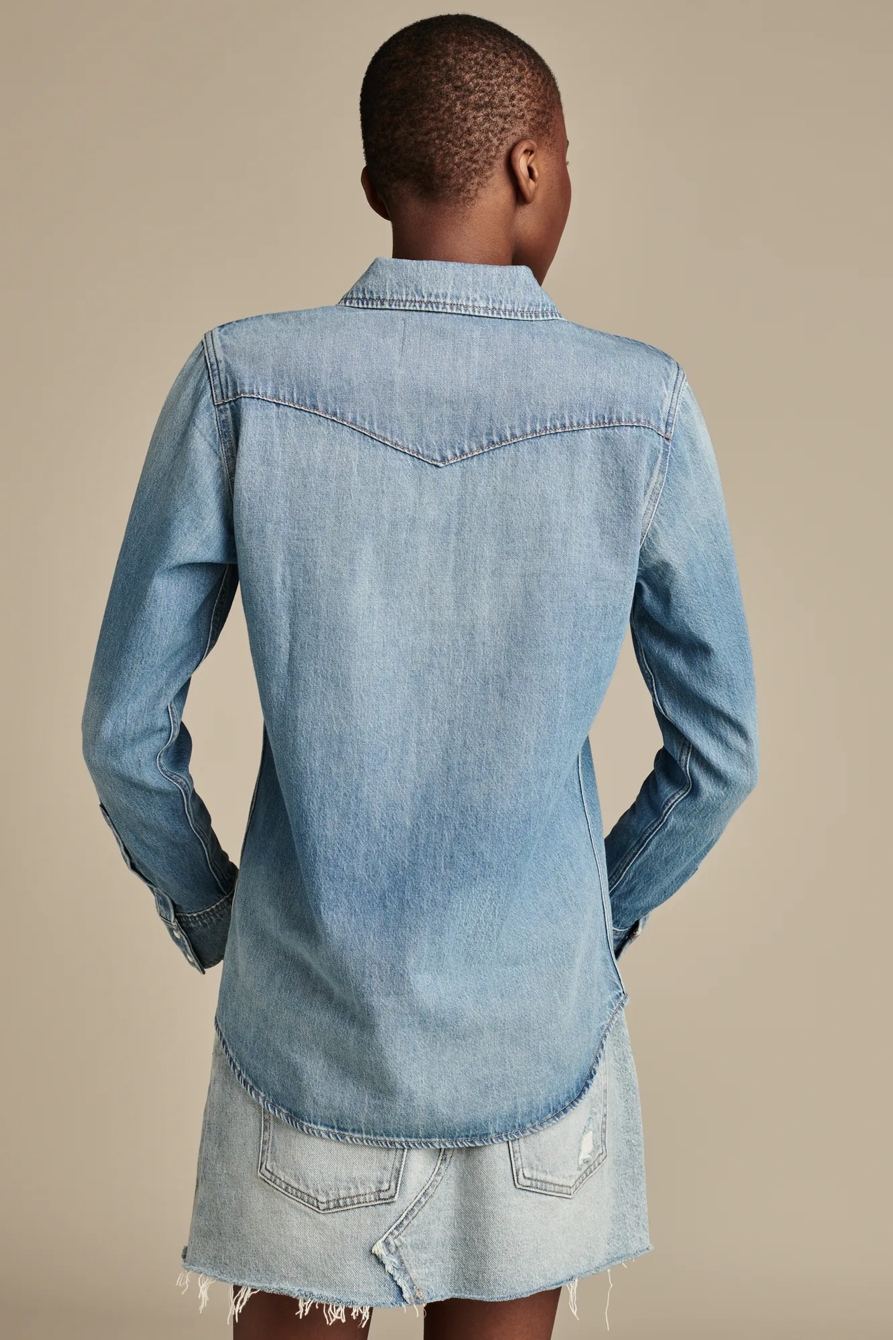 DENIM WESTERN SHIRT — AMERICAN DREAM — image 3