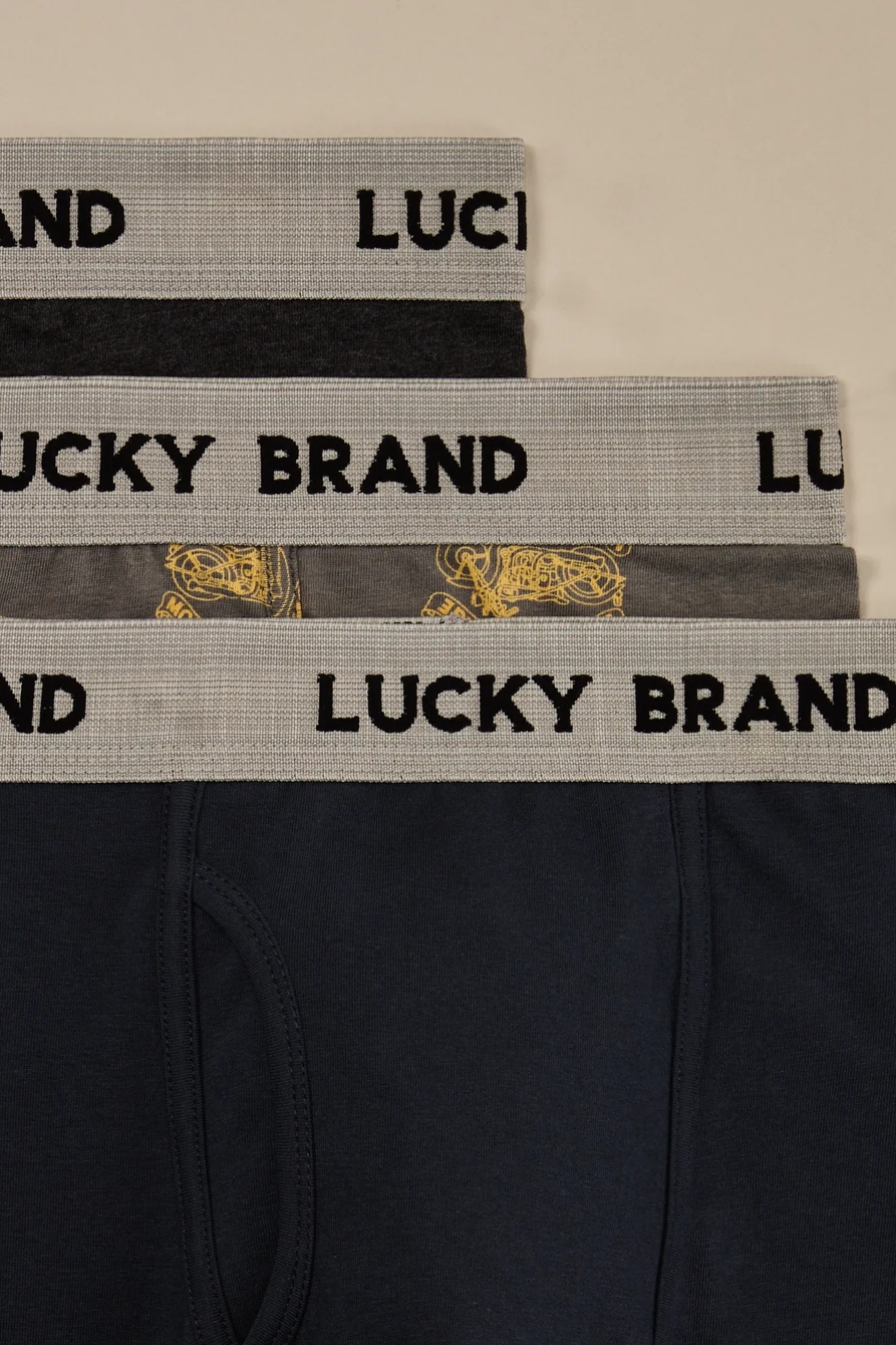 3 PACK STRETCH BOXER BRIEFS — MULTI — image 2