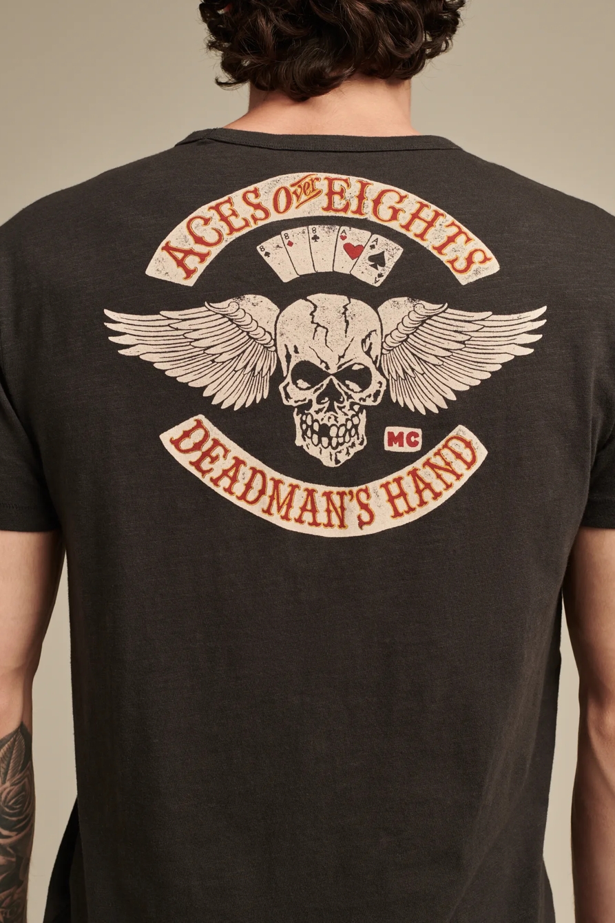 ACES OVER EIGHTS TEE — JET BLACK — image 2