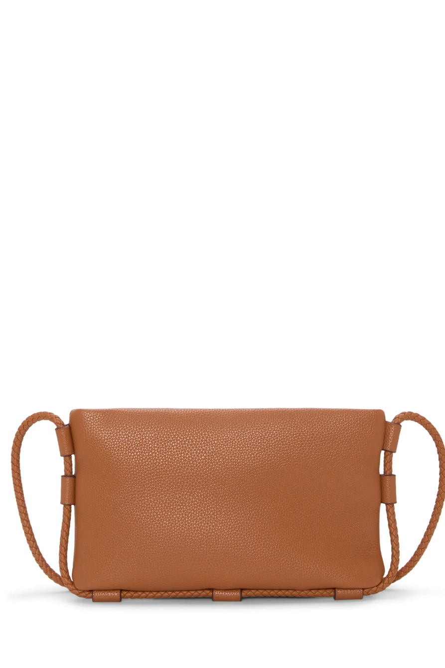 EZRI VEGAN CROSSBODY — RUST BROWN — image 2