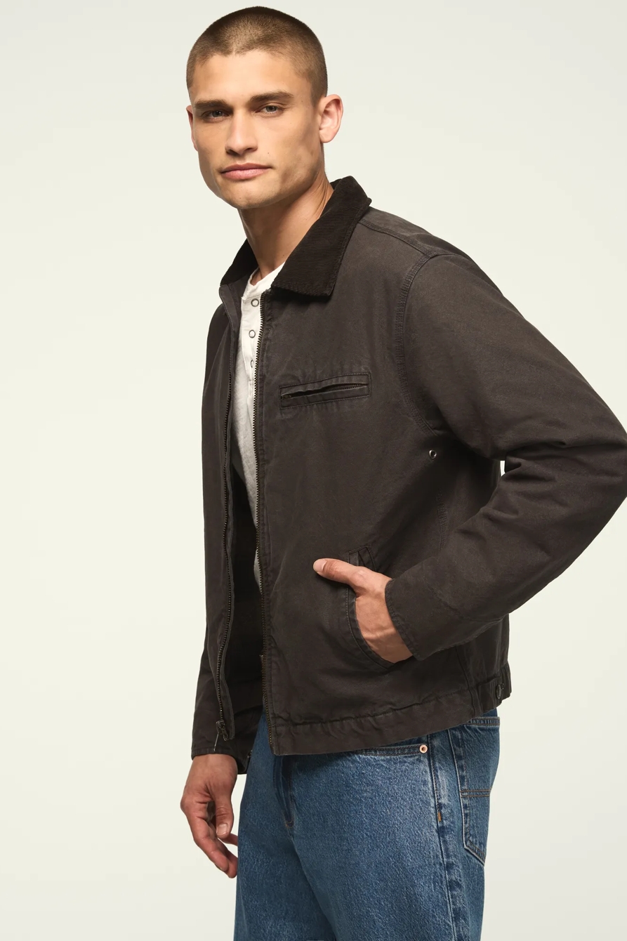 CANVAS BARN JACKET — RAVEN — image 4