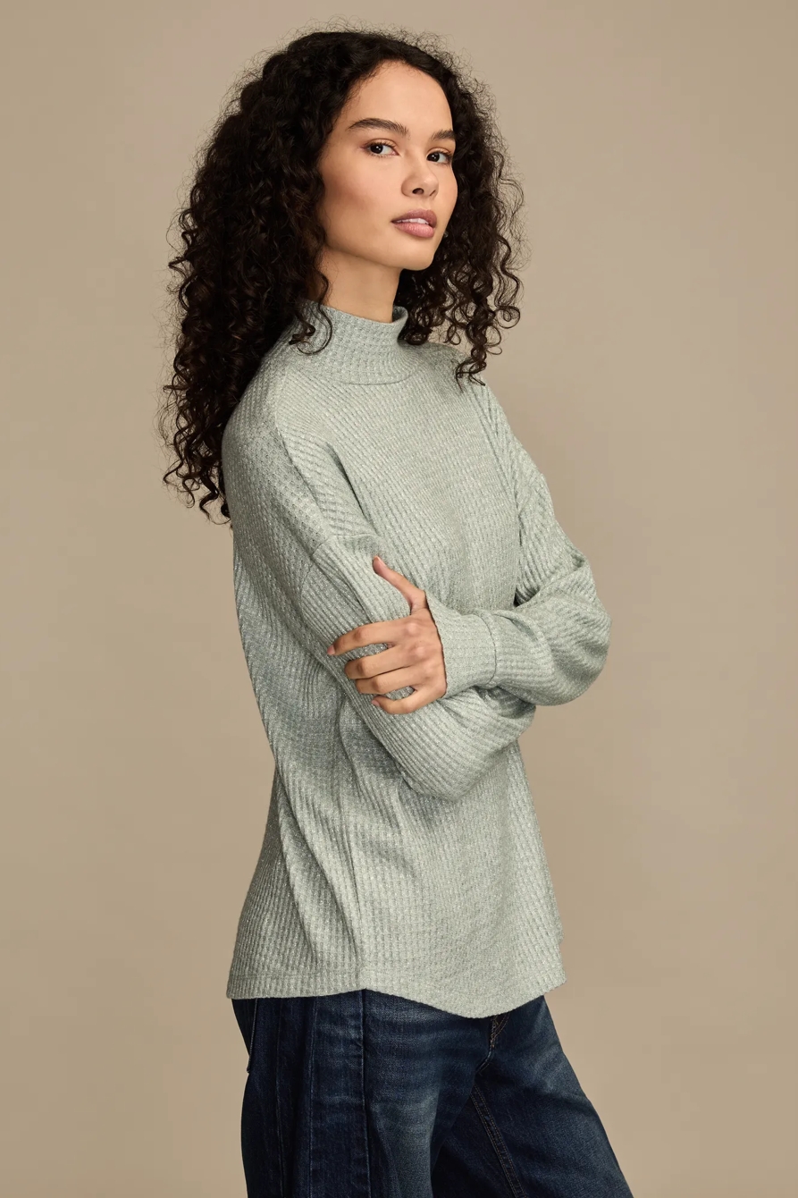 CLOUD MOCK NECK — CHINOIS GREEN — image 4