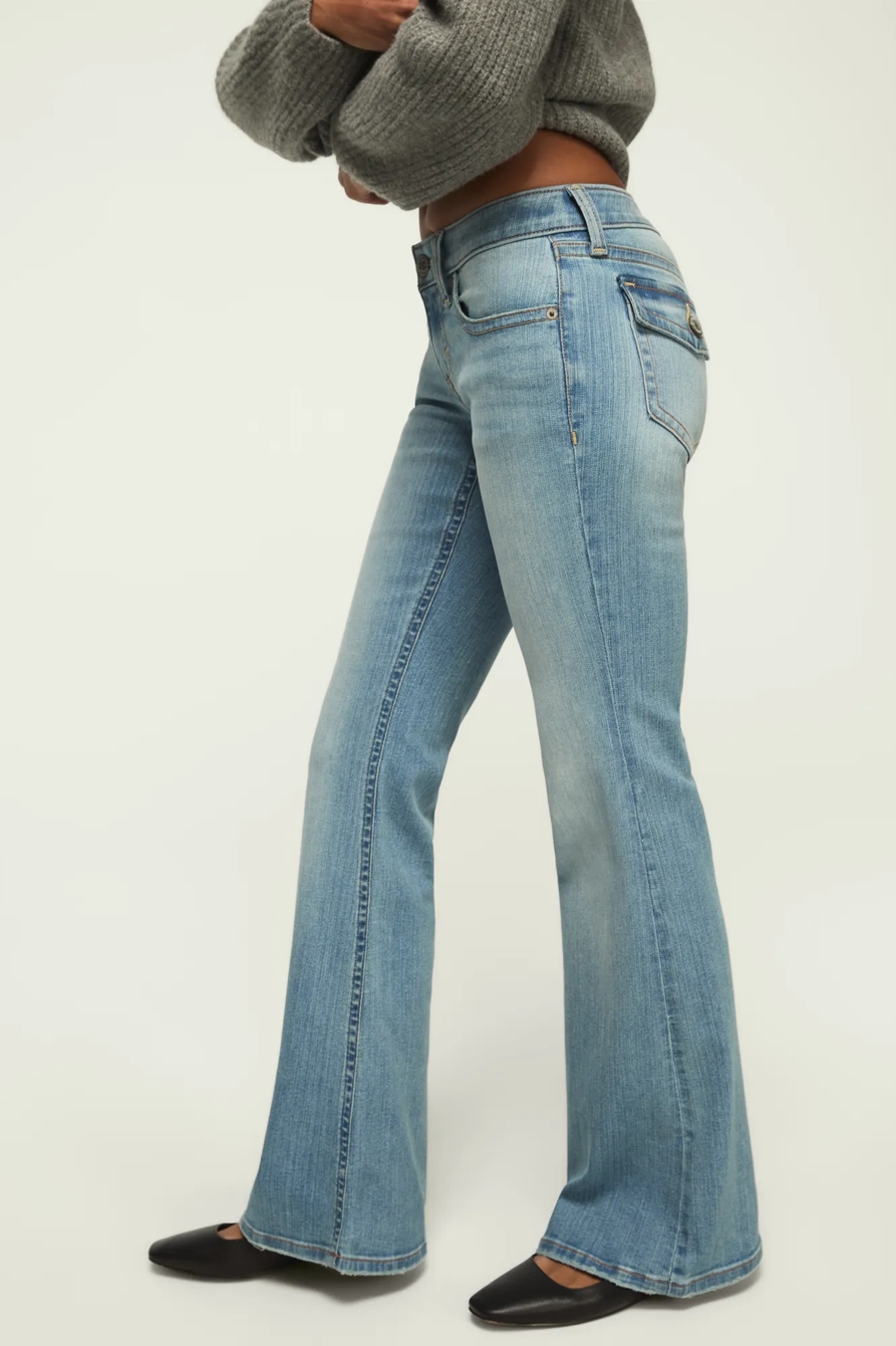 LOW RISE FLARE — PURITY WASH — image 5