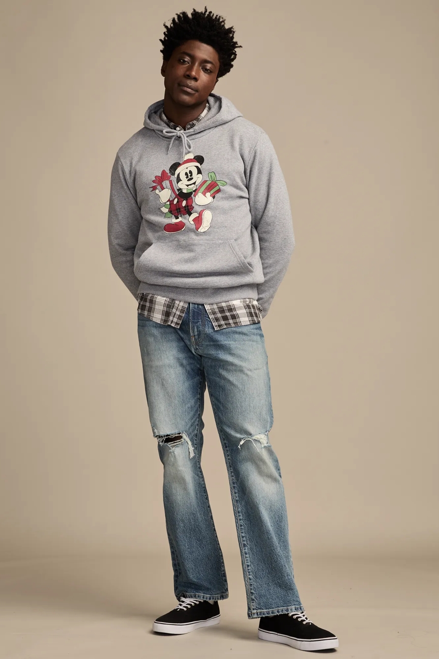 MICKEY GIFT HOODIE — MEDIUM HEATHER GREY — image 5