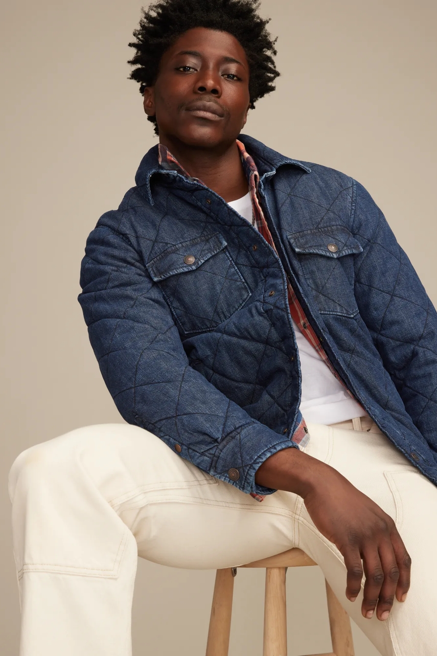 QUILTED DENIM JACKET — RENWICK — image 3