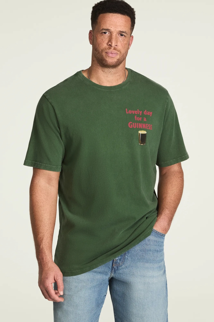 BIG & TALL GUINNESS AT HOME TEE — GREENER PASTURES — image 2