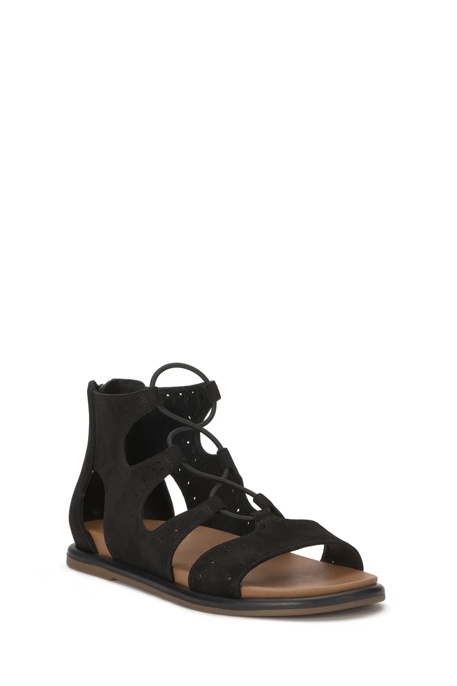 SARTEA GLADIATOR SANDAL — BLACK — image 1