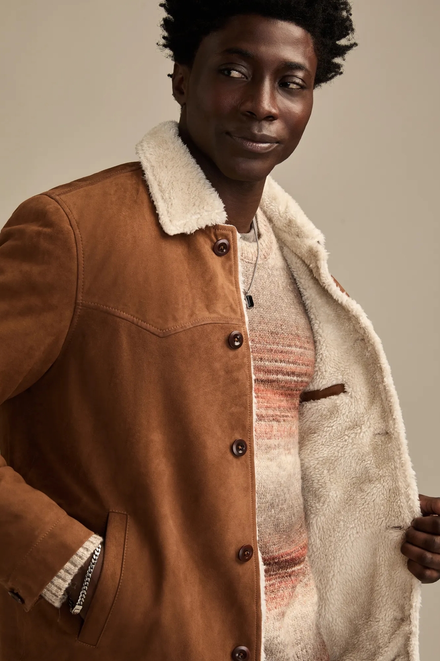 SHERPA RANCH COAT — DARK TAN — image 2