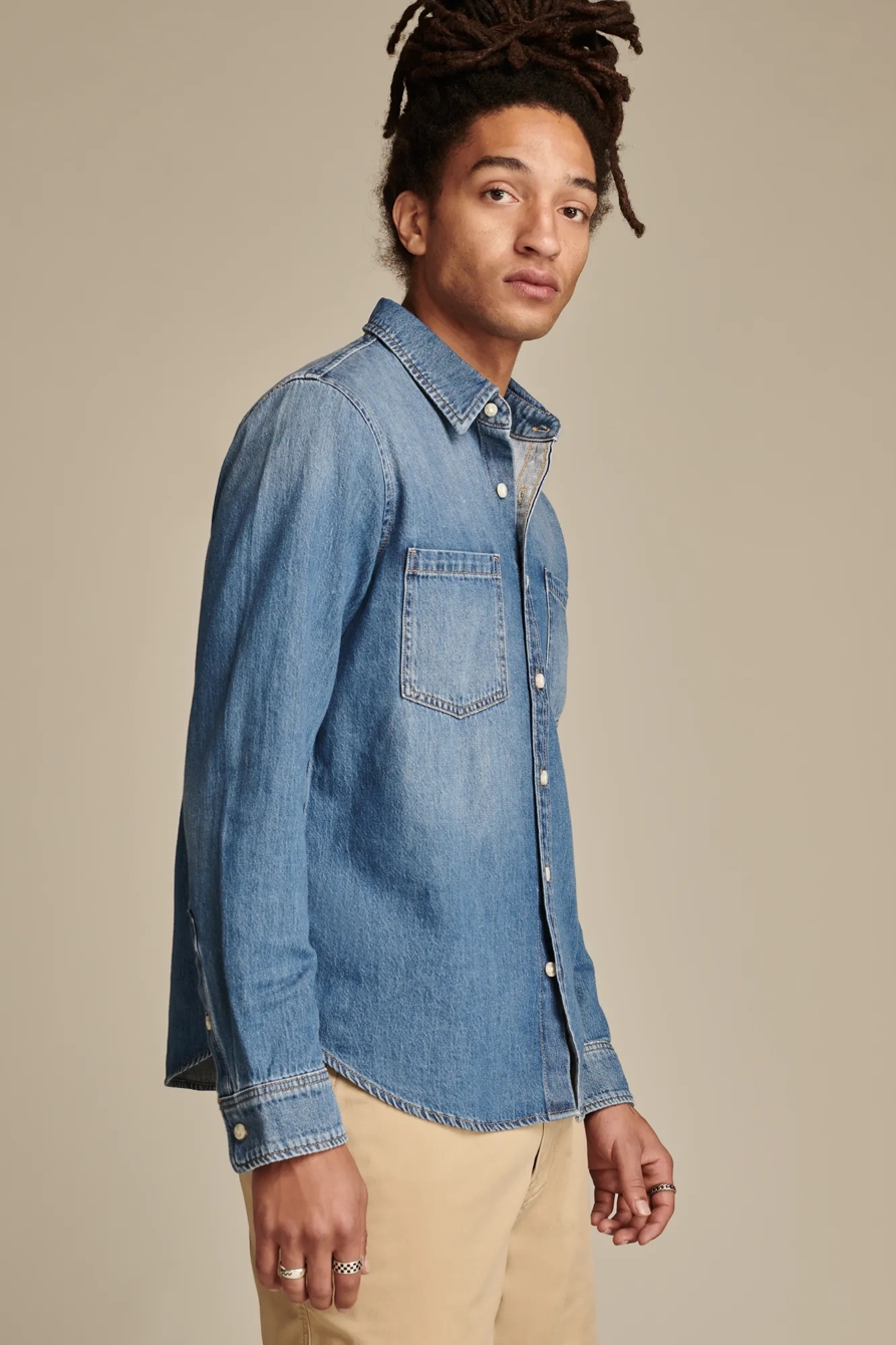 DENIM UTILITY SHIRT — HARBORVIEW — image 3