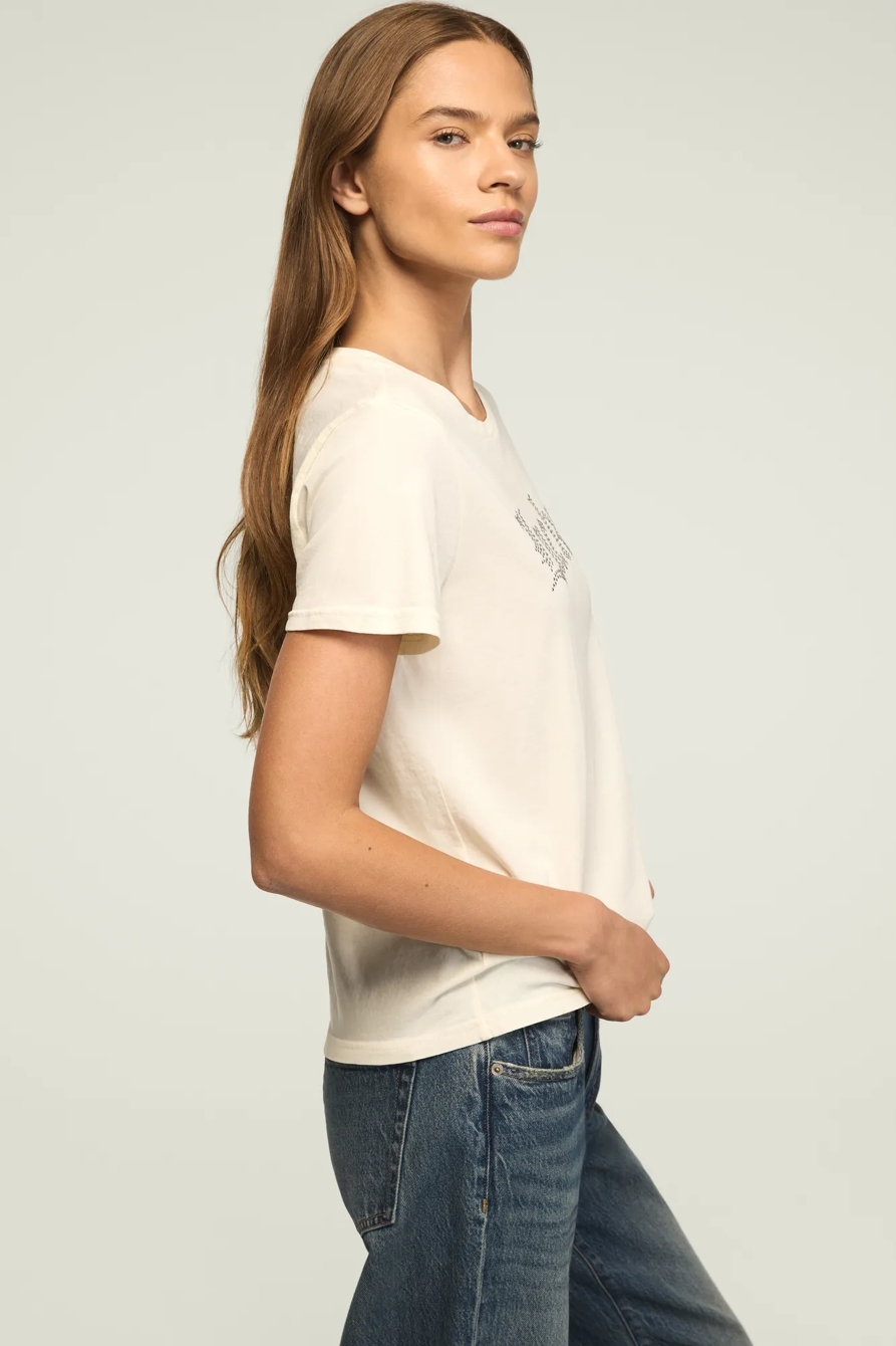 LUCKY EMBELLISHED CLASSIC CREW — CANOLI CREAM — image 4