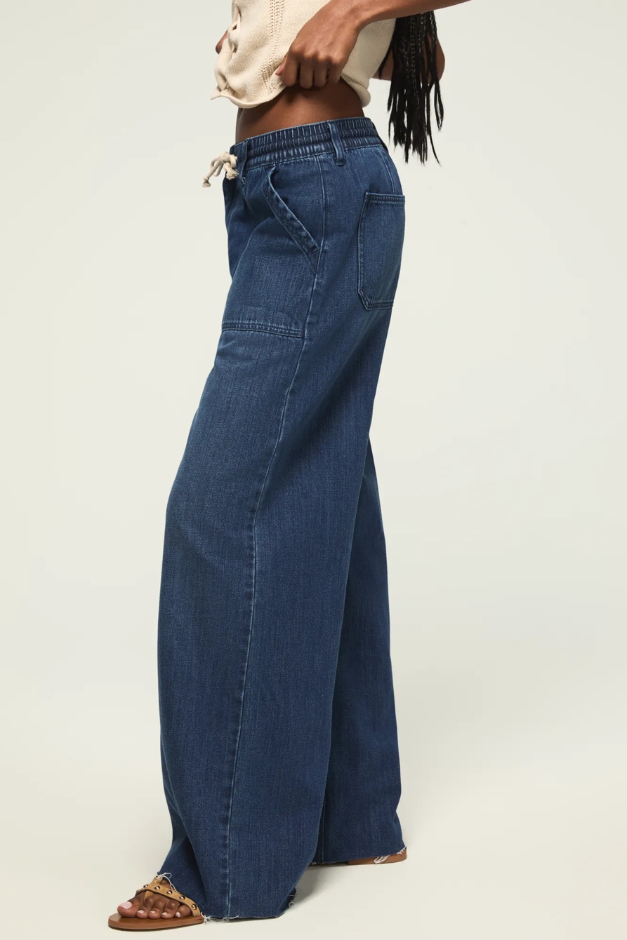 PATCH POCKET PULL ON WIDE LEG — IM THE ONE WASH — image 5