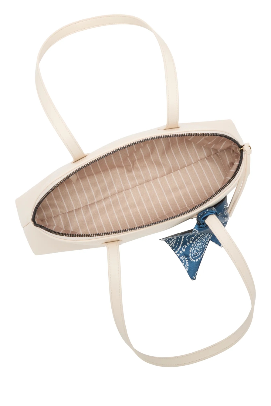 BINASA SHOULDER BAG — WHITE — image 3