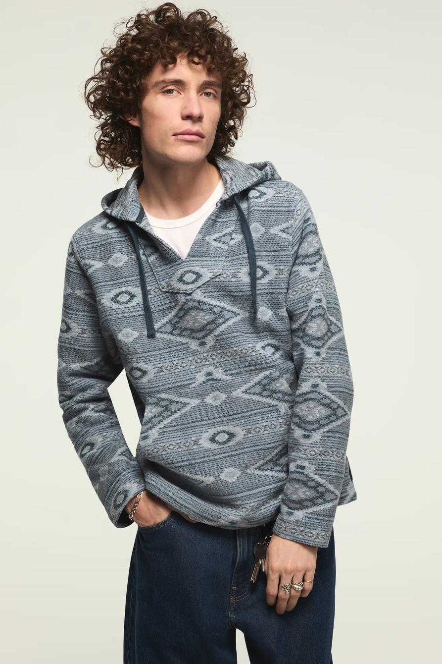 WOVEN JACQUARD BAJA — BLUE MULTI — image 5
