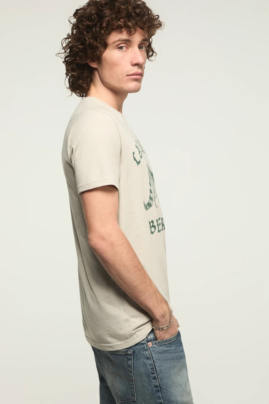 BEER RACOON TEE — PUSSYWILLOW GRAY — image 3